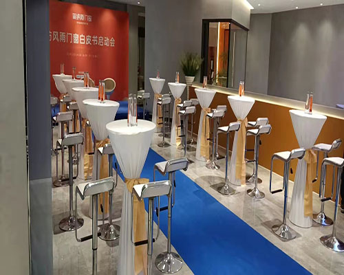 简纳斯门窗活动现场案例图