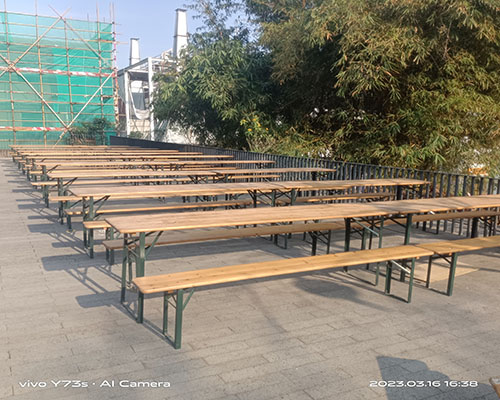 深圳啤酒桌椅活动现场图