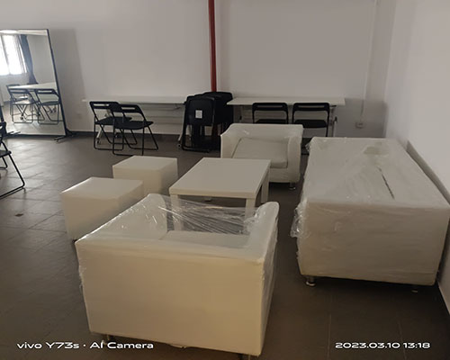 深圳沙发桌椅活动现场案例图