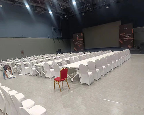 广州白云宴会桌椅活动现场案例图