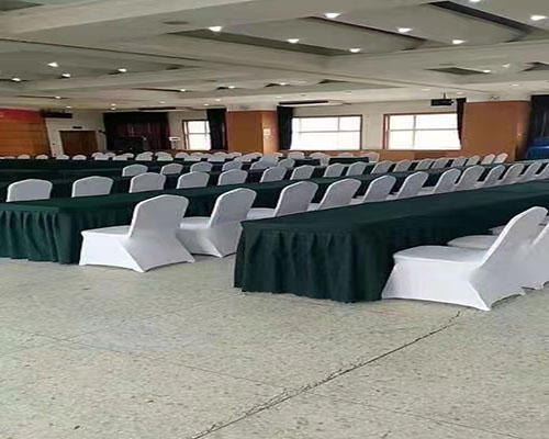 深圳会议桌椅绿色帐篷活动现场案例图