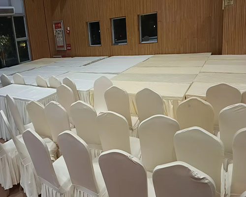 广州高档宴会桌椅活动现场案例图