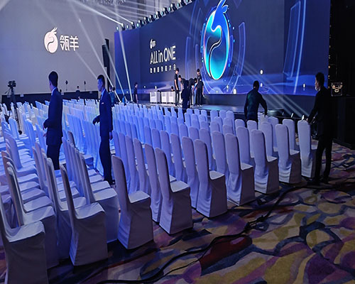 上海领羊数智新势能大会活动现场案例图