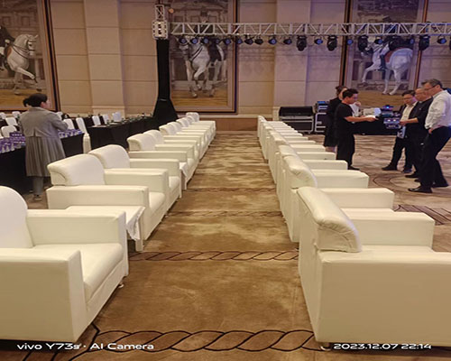 深圳高背沙发活动现场案例图