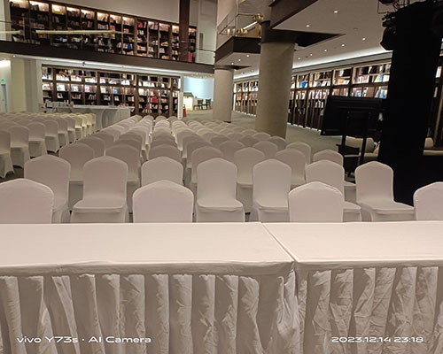 深圳宴会桌椅活动现场案例图