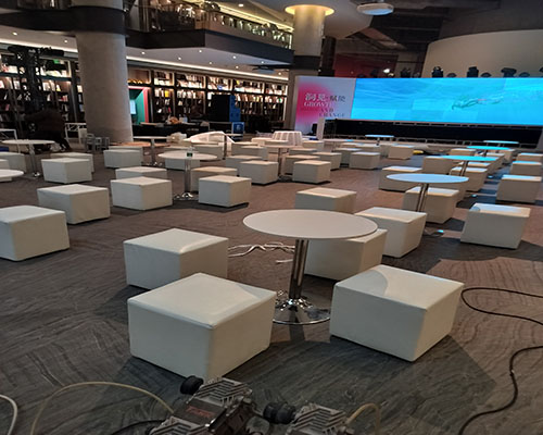 深圳沙发凳吧桌活动现场案例图