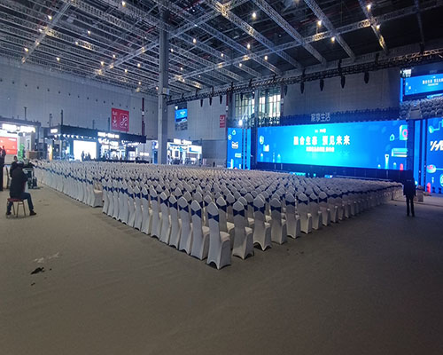 上海大量宴会椅活动现场案例图