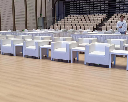 上海高档沙发活动现场案例图