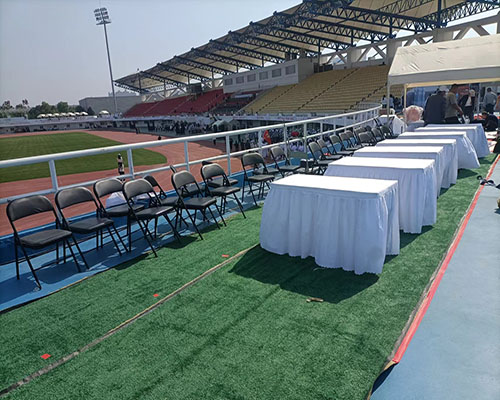 北京体育中心家具活动现场案例图