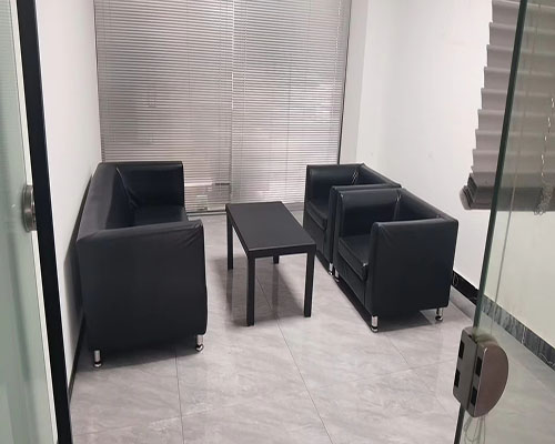 广州黑色沙发茶几活动现场案例图