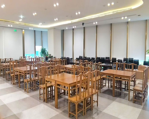 广州仿古桌椅活动现场案例图