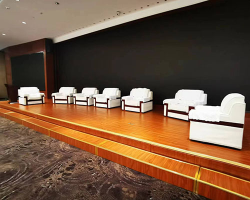 上海木线高档沙发活动现场案例图