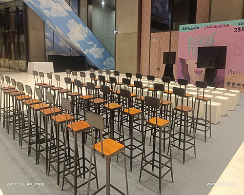 深圳美式吧桌椅活动现场案例图